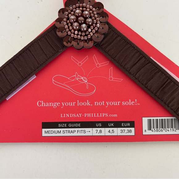 LINDSAY PHILLIPS SWITCHFLOPS SIZE MEDIUM 7/8 NWT - Picture 9 of 10